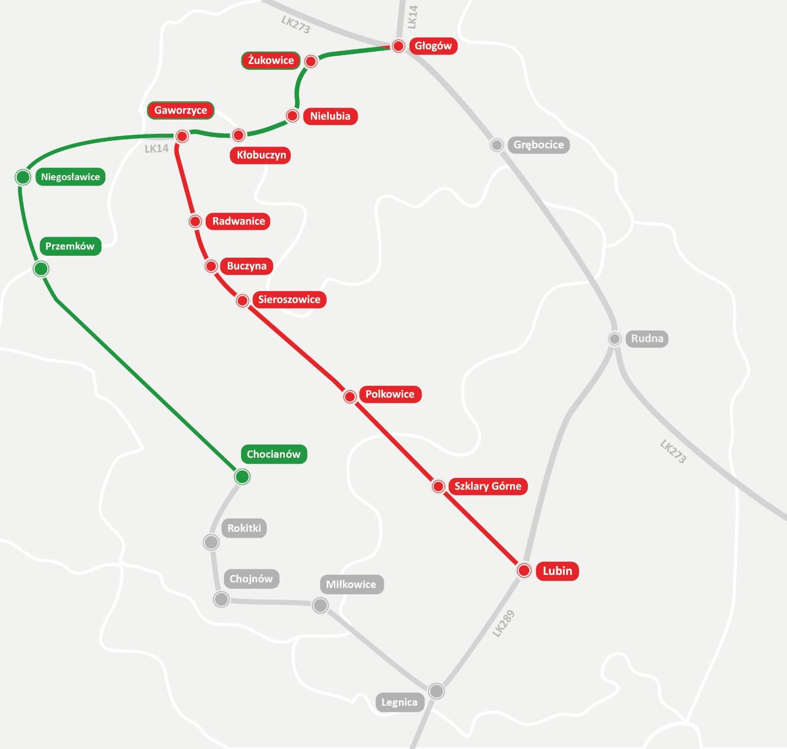 Jedzie pociąg z daleka... Do Polkowic nie przyjedzie tak szybko! 2040, 2050 a może 2060?