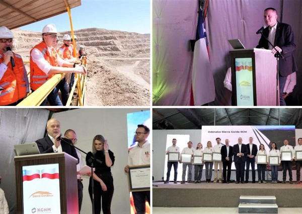 Wicepremier Jacek Sasin odwiedził należącą do KGHM kopalnię Sierra Gorda w Chile