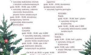 Świąteczne warsztaty dla dzieci 