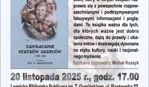 Spotkanie autorskie z psychologiem, dr. Tomaszem Witkowskim