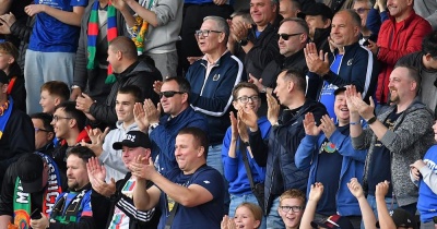 Miedź - Ruch czyli jak kibicowano (FOTO)
