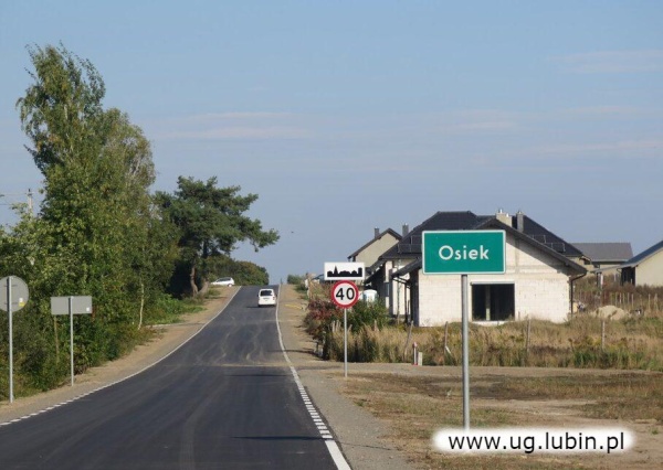 Droga między Chróstnikiem a Osiekiem gotowa i czeka na odbiory!