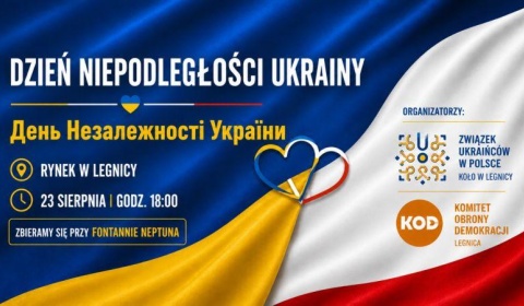 Wspólne świętowanie Dnia Niepodległości Ukrainy w Legnicy