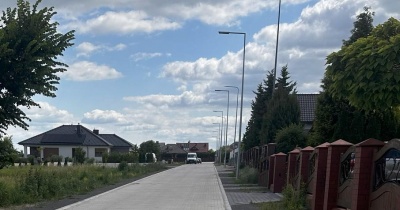 Nowa droga, oświetlenie i kanalizacja w Chróstniku