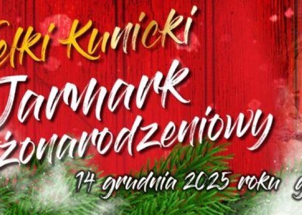 Magia Świąt w Kunicach: Wójt Krzysztof Błądziński zaprasza na coroczny Jarmark Bożonarodzeniowy