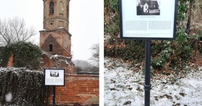 Tablice informacyjne o zabytkach w gminie Rudna