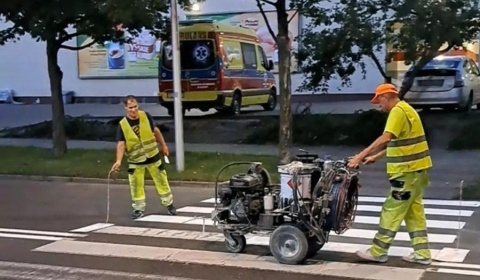  Odświeżają oznakowanie poziome 