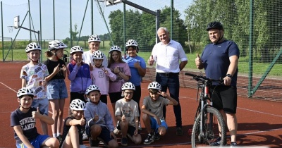Bezpieczeństwo na dwóch kółkach. Gmina Lubin daje przykład
