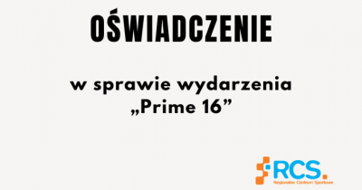 Nie będzie Gali PRIME 16. RCS wypowiedziało umowę organizatorom