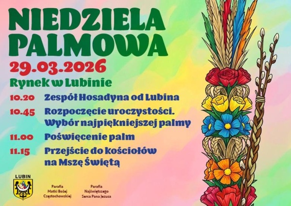 Niedziela Palmowa w Lubinie – wspólnie na Rynku