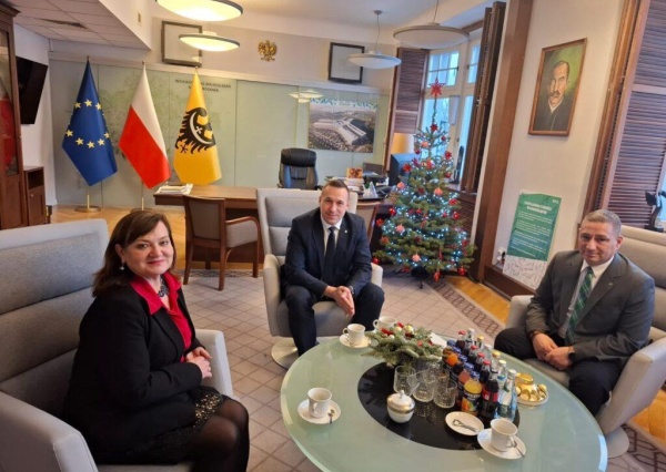 Burmistrz A.Sielicka i Marszałek P.Gancarz rozmawiali o strategii rozwoju Prochowic