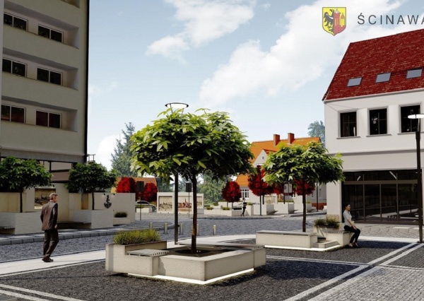 Zmienia się ścinawski Rynek (FOTO)