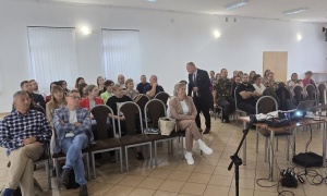 Sołtysi i samorządowcy gminy Rudna szkolili się z zakresu odporności gmin na sytuacje kryzysowe
