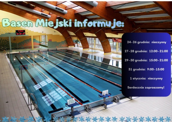 Basen w Chojnowie w czasie świąt