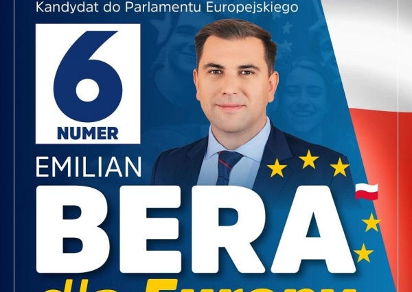 E.Bera dla Europy. Burmistrz Jawora powalczy o Parlament Europejski