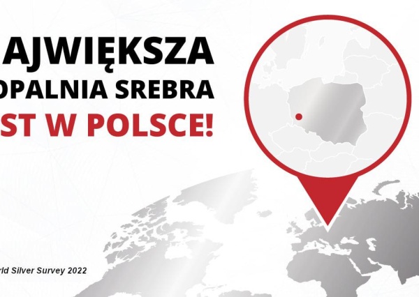 KGHM największą kopalnią srebra na świecie