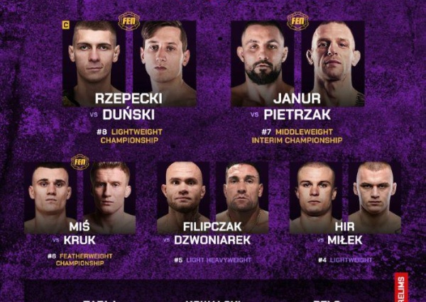 Sztygar KGHM Mateusz Janur idzie po swoje. Gala FEN w Lubinie !