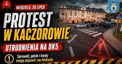 Protest w Kaczorowie. Kierowcy utkną na DK5. Chodzi o katastrofę na Bobrze