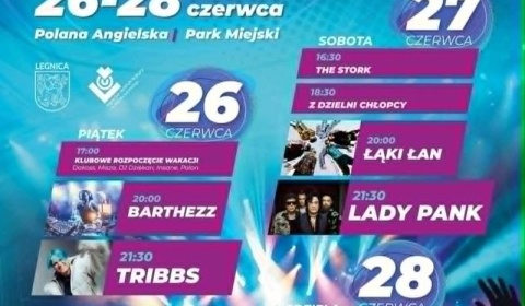 Dni Legnicy 2026. O godz. 17 startuje wielkie święto miasta 