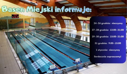 Basen w Chojnowie w czasie świąt