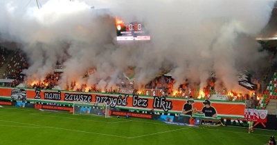  Uzdrowiska Kłodzkie S.A. sponsorem meczu Zagłębia z Jagiellonią