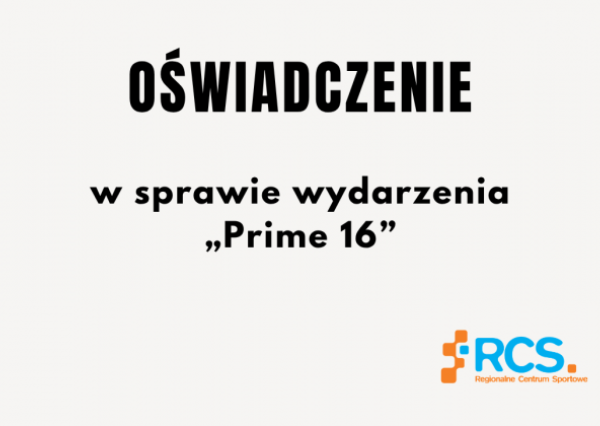 Nie będzie Gali PRIME 16. RCS wypowiedziało umowę organizatorom