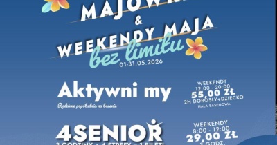 Majówka i weekendy pełne wrażeń! Aquapark Polkowice zaprasza na „Maj bez limitu”