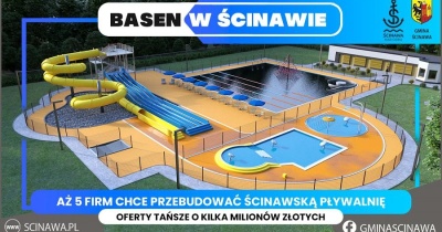 5 firm chce przebudować basen letni w Ścinawie