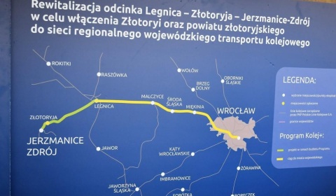 Samorządowcy apelują o kolei do Złotoryi. Minister R.Kropiwnicki 