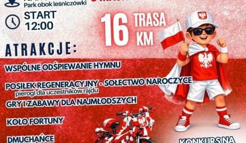 Biało-Czerwony rajd rowerowy w Naroczycach. Ruszyły zapisy