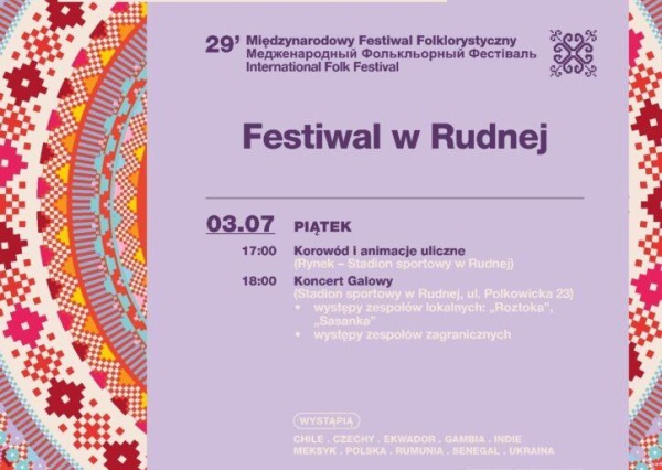Folklor z całego świata zawita do Rudnej. Przed nami wyjątkowy wieczór z festiwalem „Świat pod Kyczerą”