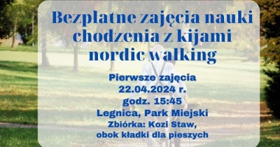 Nordic Walking - zaproszenie na bezpłatny kurs