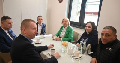 Rozmawiali o węźle autostradowym 