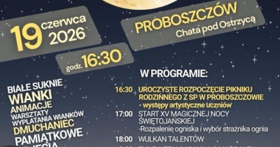 Trwają zapisy na Festiwal Talentów Nocy Świętojańskiej w Proboszczowie 