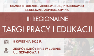 Już niebawem III Regionalne Targi Pracy w Lubinie