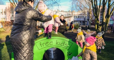 Miejski Krasnal z nowym placem zabaw 