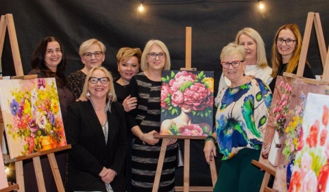 „Czas nas uczy pogody” – wernisaż Grażyny Hajdackiej