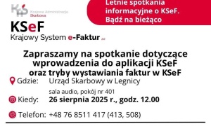 Urząd Skarbowy organizuje spotkanie w sprawie KSeF. Warto przyjść