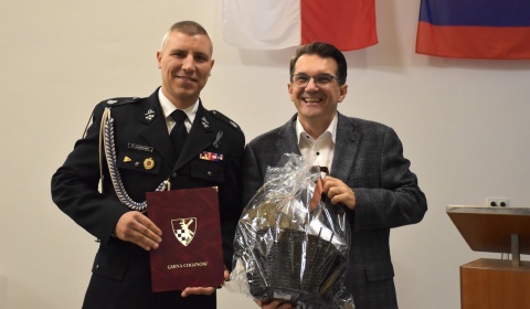 OSP Rokitki z nowym garażem