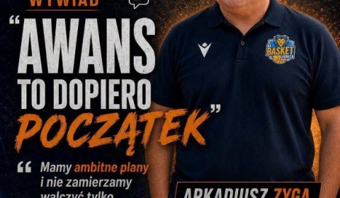 Arkadiusz Zyga: Chcemy, aby Legnica na stałe wróciła na koszykarską mapę Polski