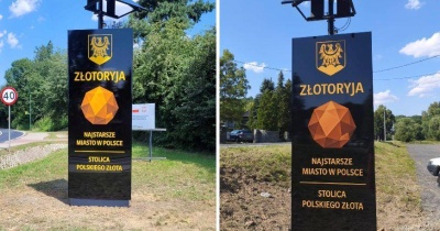 Świecą się, błyszczą i witają złotem – oto nowe złotoryjskie witacze 