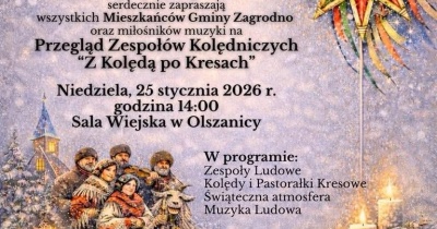 Kresowe kolędy i pastorałki zabrzmią w gminie Zagrodno