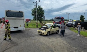 Wypadek szkolnego autobusu