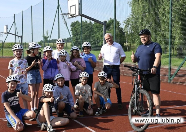 Bezpieczeństwo na dwóch kółkach. Gmina Lubin daje przykład !