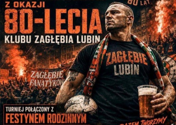 80 lat Zagłębia Lubin. Rodzinny festyn i turniej kibiców