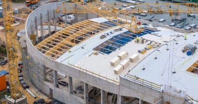 Budowa Aquaparku w Lubinie wchodzi do środka-zbliża się finisz (FOTO)