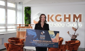 Pokłosie Kongresu Górnictwa i Hutnictwa: wyróżnienie dla Roksany Urbaniak