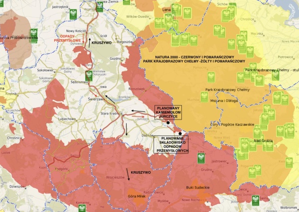 Gorący czwartek przeciwników eksploatacji kamieniołomu Jurczyce !. Zgromadzenie publiczne  i sesja Rady Miasta !