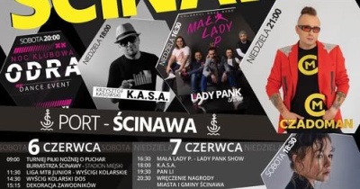 Dni Ścinawy w pierwszy weekend czerwca. Na bogato w porcie