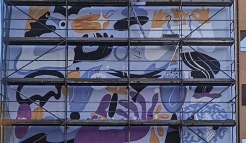 Powstaje mural promujący Legnicki Festiwal SREBRO